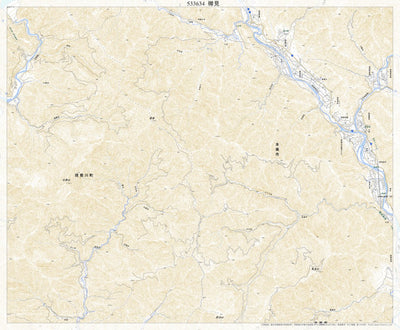 Pacific Spatial Solutions, Inc. 533634 樽見 （たるみ Tarumi）, 地形図 digital map