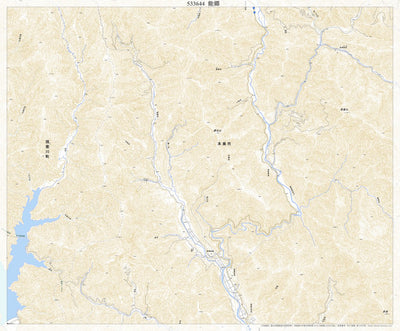 Pacific Spatial Solutions, Inc. 533644 能郷 （のうごう Nogo）, 地形図 digital map