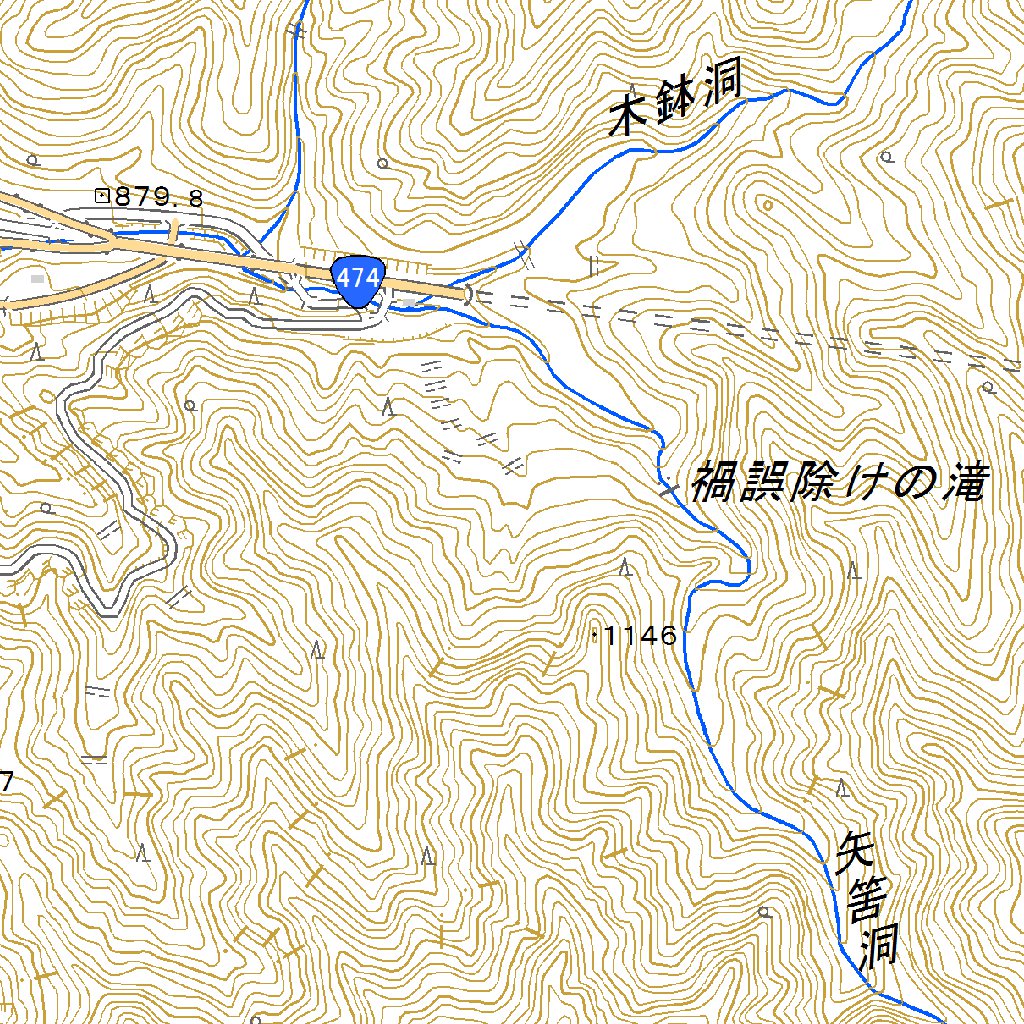 533717 上久堅 （かみひさかた Kamihisakata）, 地形図 Map by Pacific Spatial Solutions ...