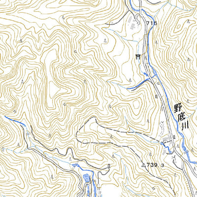 Pacific Spatial Solutions, Inc. 533726 飯田 （いいだ Iida）, 地形図 digital map