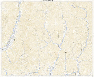 Pacific Spatial Solutions, Inc. 533750 郡上市島 （ぐじょういちしま Gujoichishima）, 地形図 digital map