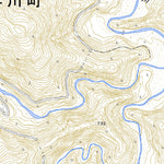 Pacific Spatial Solutions, Inc. 533802 七面山 （しちめんざん Shichimenzan）, 地形図 digital map