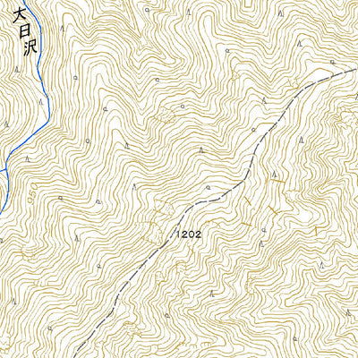 Pacific Spatial Solutions, Inc. 533911 大山（おおやま Oyama）, 地形図 digital map