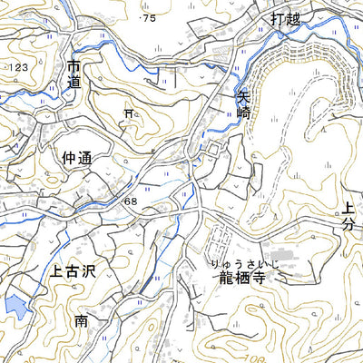 Pacific Spatial Solutions, Inc. 533912 厚木（あつぎ Atsugi）, 地形図 digital map
