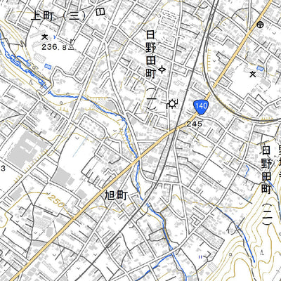 Pacific Spatial Solutions, Inc. 533970 秩父（ちちぶ Chichibu）, 地形図 digital map