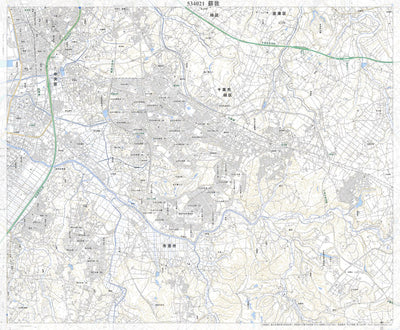 Pacific Spatial Solutions, Inc. 534021 蘇我（そが Soga）, 地形図 digital map