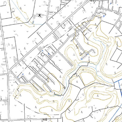 Pacific Spatial Solutions, Inc. 534032 八街（やちまた Yachimata）, 地形図 digital map