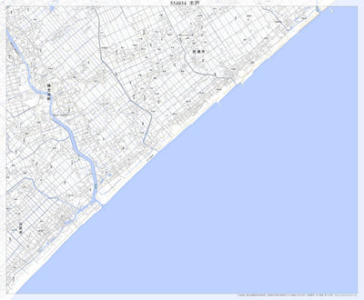 Pacific Spatial Solutions, Inc. 534034 木戸（きど Kido）, 地形図 digital map