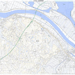 Pacific Spatial Solutions, Inc. 534064 佐原東部（さわらとうぶ Sawaratobu）, 地形図 digital map
