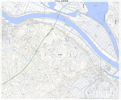 Pacific Spatial Solutions, Inc. 534064 佐原東部（さわらとうぶ Sawaratobu）, 地形図 digital map