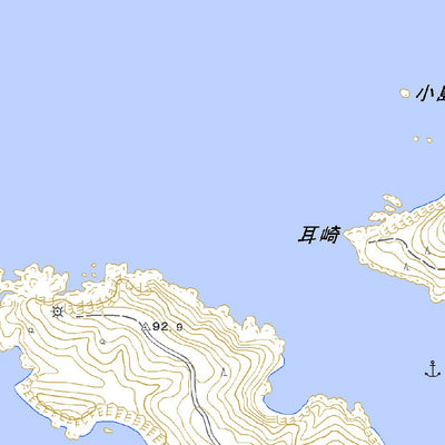 Pacific Spatial Solutions, Inc. 543331 隠岐北方 （おききたがた Okikitagata）, 地形図 digital map