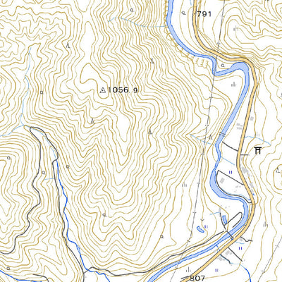 Pacific Spatial Solutions, Inc. 543607 新淵 （あらぶち Arabuchi）, 地形図 digital map