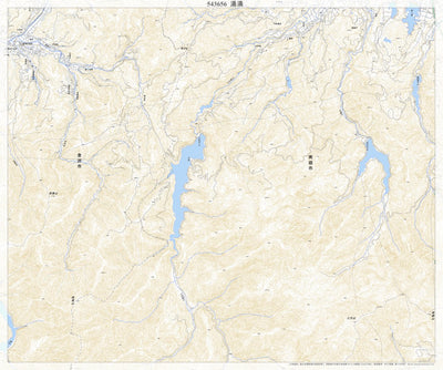 Pacific Spatial Solutions, Inc. 543656 湯涌 （ゆわく Yuwaku）, 地形図 digital map