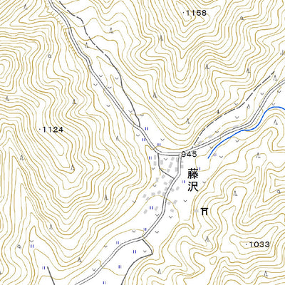 Pacific Spatial Solutions, Inc. 543707 北小野（きたおの Kitaono）, 地形図 digital map