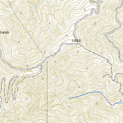 Pacific Spatial Solutions, Inc. 543736 信濃小倉（しなのおぐら Shinanogura）, 地形図 digital map