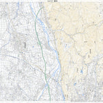 Pacific Spatial Solutions, Inc. 543737 豊科（とよしな Toyoshina）, 地形図 digital map