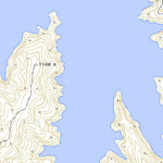 Pacific Spatial Solutions, Inc. 543753 有峰湖（ありみねこ Arimineko）, 地形図 digital map