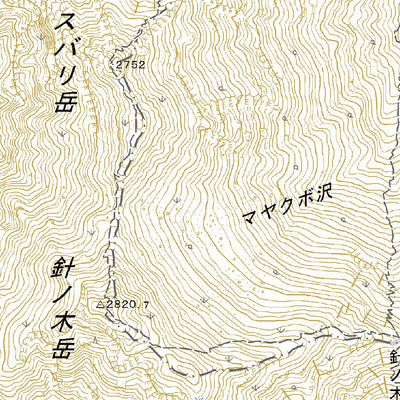 Pacific Spatial Solutions, Inc. 543765 黒部湖（くろべこ Kurobeko）, 地形図 digital map