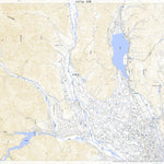 Pacific Spatial Solutions, Inc. 543766 大町（おおまち Omachi）, 地形図 digital map
