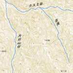 Pacific Spatial Solutions, Inc. 543774 剱岳（つるぎだけ Tsurugidake）, 地形図 digital map