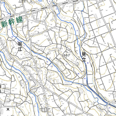 Pacific Spatial Solutions, Inc. 543847 下室田 （しもむろだ Shimomuroda）, 地形図 digital map