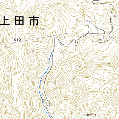 Pacific Spatial Solutions, Inc. 543852 真田 （さなだ Sanada）, 地形図 digital map