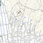 Pacific Spatial Solutions, Inc. 543942 桐生 （きりゅう Kiryu）, 地形図 digital map