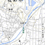 Pacific Spatial Solutions, Inc. 543944 田沼 （たぬま Tanuma）, 地形図 digital map