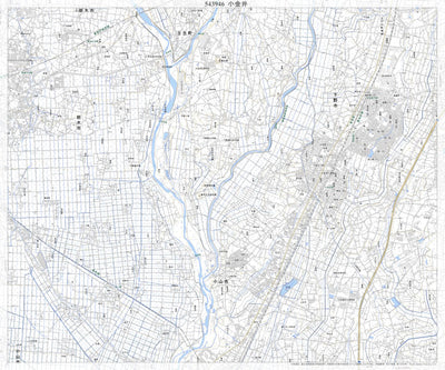 Pacific Spatial Solutions, Inc. 543946 小金井 （こがねい Koganei）, 地形図 digital map