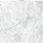 Pacific Spatial Solutions, Inc. 543956 壬生 （みぶ Mibu）, 地形図 digital map