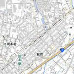 Pacific Spatial Solutions, Inc. 543977 宝積寺 （ほうしゃくじ Hoshakuji）, 地形図 digital map