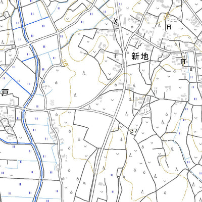 Pacific Spatial Solutions, Inc. 544031 加波山 （かばさん Kabasan）, 地形図 digital map