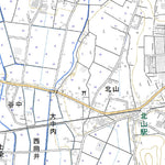 Pacific Spatial Solutions, Inc. 544050 真岡 （もおか Moka）, 地形図 digital map