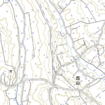 Pacific Spatial Solutions, Inc. 544070 仁井田 （にいた Niita）, 地形図 digital map