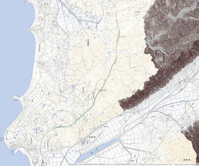 Pacific Spatial Solutions, Inc. 553636 柴垣 （しばがき Shibagaki）, CS立体図+地形図 digital map