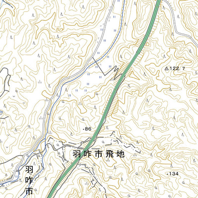 Pacific Spatial Solutions, Inc. 553636 柴垣 （しばがき Shibagaki）, CS立体図+地形図 digital map