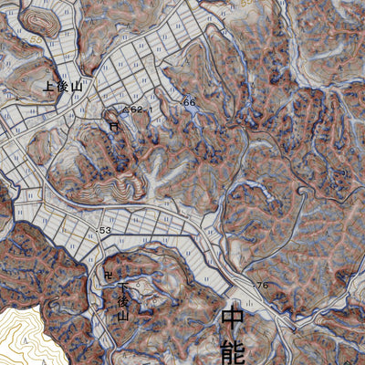 Pacific Spatial Solutions, Inc. 553636 柴垣 （しばがき Shibagaki）, CS立体図+地形図 digital map