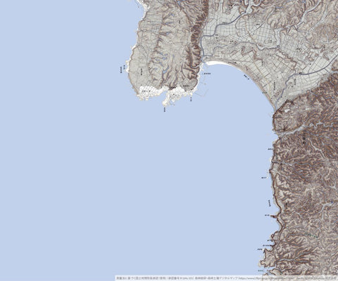 Pacific Spatial Solutions, Inc. 553655 富来 （とぎ Togi）, CS立体図+地形図 digital map