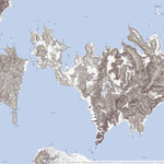 Pacific Spatial Solutions, Inc. 553657 和倉 （わくら Wakura）, CS立体図+地形図 digital map