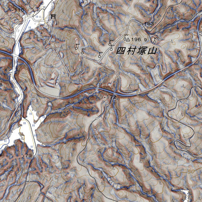 Pacific Spatial Solutions, Inc. 553657 和倉 （わくら Wakura）, CS立体図+地形図 digital map