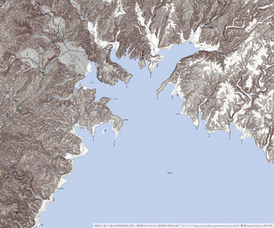 Pacific Spatial Solutions, Inc. 553667 穴水 （あなみず Anamizu）, CS立体図+地形図 digital map