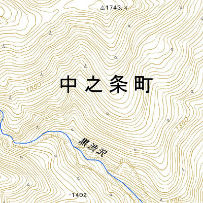 Pacific Spatial Solutions, Inc. 553805 野反湖 （のぞりこ Nozoriko）, 地形図 digital map