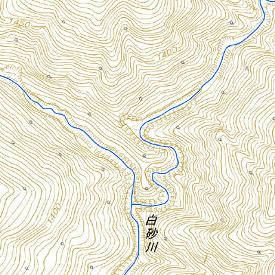 Pacific Spatial Solutions, Inc. 553805 野反湖 （のぞりこ Nozoriko）, 地形図 digital map