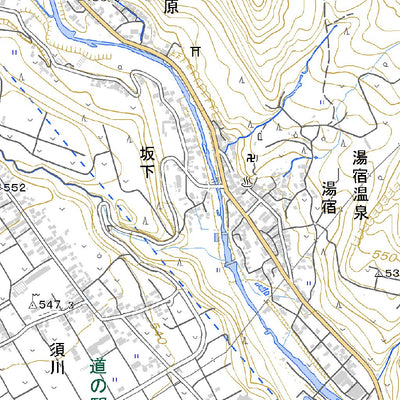 Pacific Spatial Solutions, Inc. 553807 猿ヶ京 （さるがきょう Sarugakyo）, 地形図 digital map