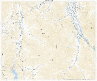 Pacific Spatial Solutions, Inc. 553826 土樽 （つちたる Tsuchitaru）, 地形図 digital map