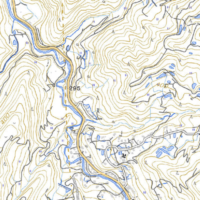 Pacific Spatial Solutions, Inc. 553832 猿橋 （さるはし Saruhashi）, 地形図 digital map