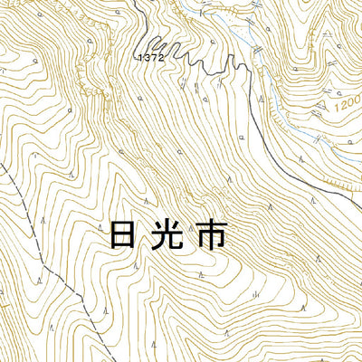 Pacific Spatial Solutions, Inc. 553914 日光北部 （にっこうほくぶ Nikkohokubu）, 地形図 digital map