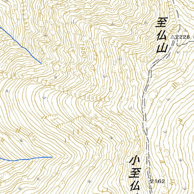 Pacific Spatial Solutions, Inc. 553921 至仏山 （しぶつさん Shibutsusan）, 地形図 digital map