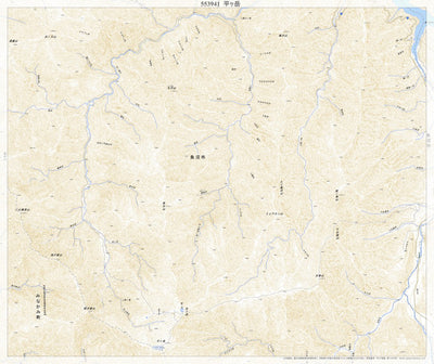Pacific Spatial Solutions, Inc. 553941 平ヶ岳 （ひらがたけ Hiragatake）, 地形図 digital map