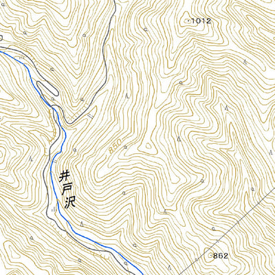 Pacific Spatial Solutions, Inc. 553976 林中 （はやしなか Hayashinaka）, 地形図 digital map